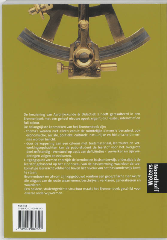 Bronnenboek Aardrijkskunde & Didactiek Bronnenboek Aardrijkskunde & Didactiek achterkant