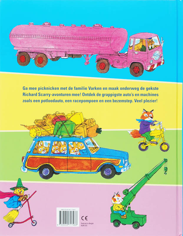 Mijn leuk vroemtuigenboek / Richard Scarry achterkant