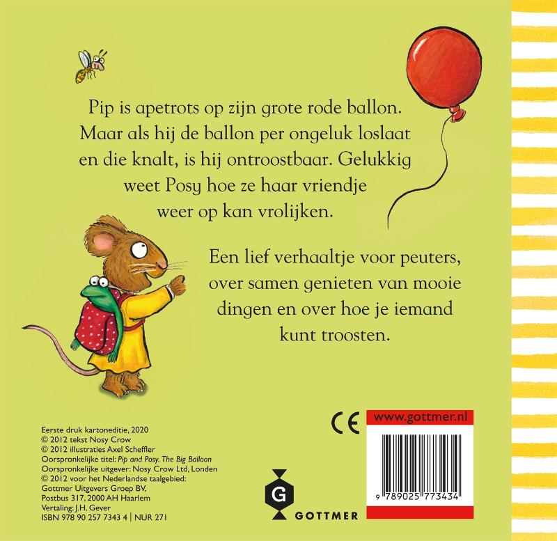 Pip en Posy en de grote ballon achterkant