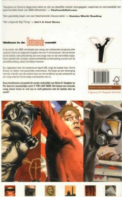 Y: The last man 1 - Ontmand / Y: The Last Man / 1 achterkant