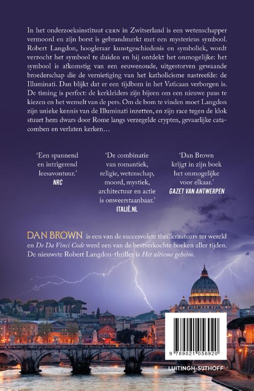 Het Bernini Mysterie / Robert Langdon / 1 achterkant