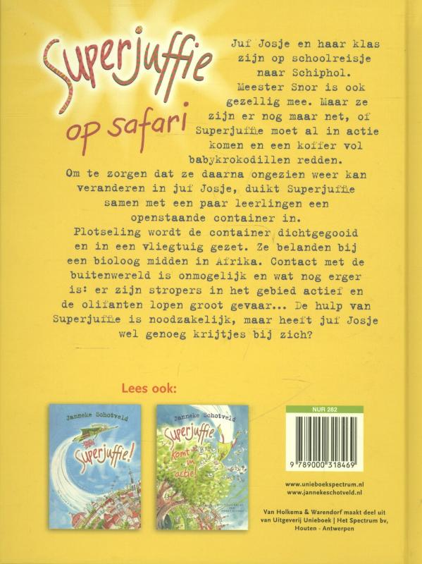 Superjuffie op safari / Superjuffie / 3 Superjuffie op safari / Superjuffie / 3 achterkant