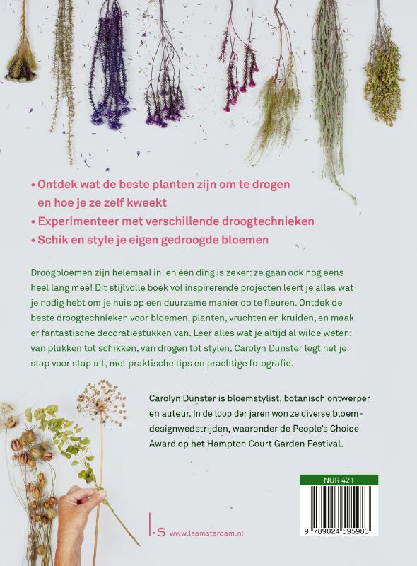 Bloemen drogen & droogbloemen achterkant