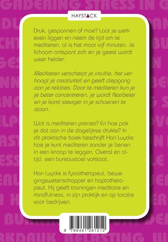 Effe zitten achterkant