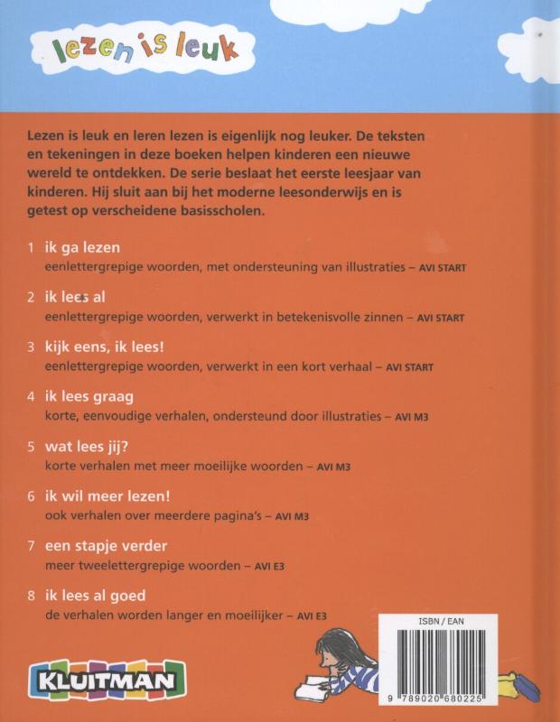 ik lees al / Lezen is leuk achterkant