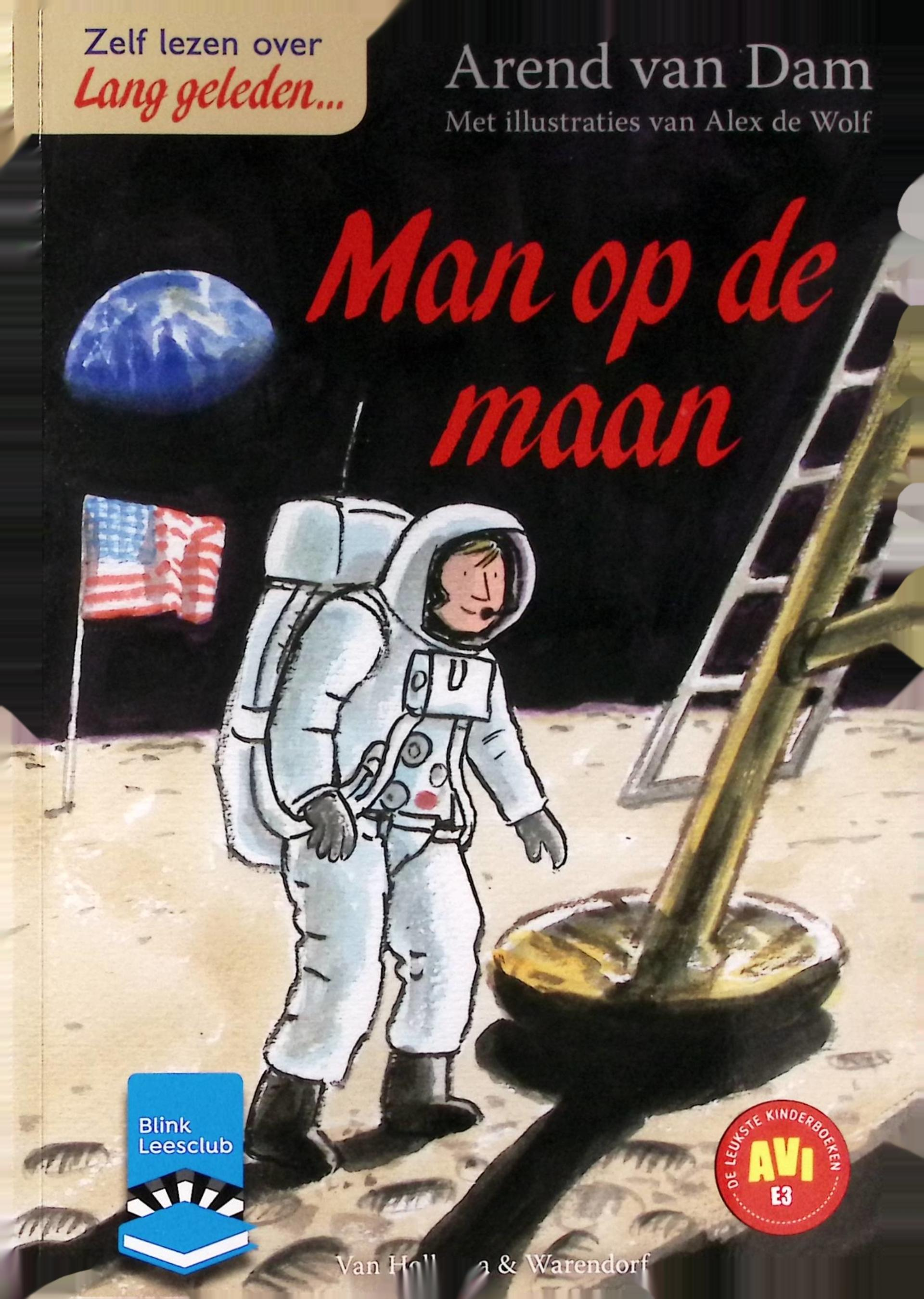 Man op de maan Avi E3 - Blink Leesclubboek gr 4