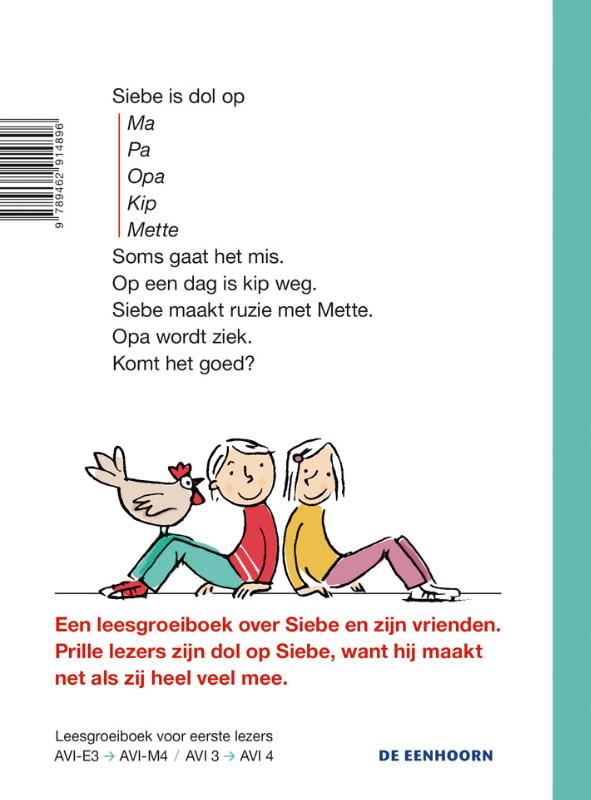 Siebe en zijn vrienden achterkant