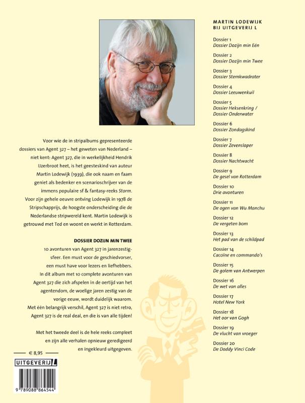 Dossier dozijn min twee / Agent 327 / 2 achterkant