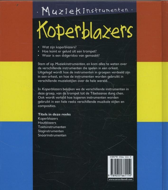 Koperblazers / Muziekinstrumenten achterkant