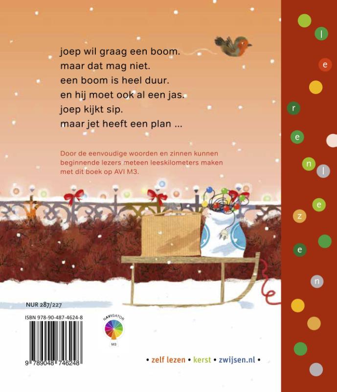 Leren lezen AVI M3 - een boom voor joep achterkant