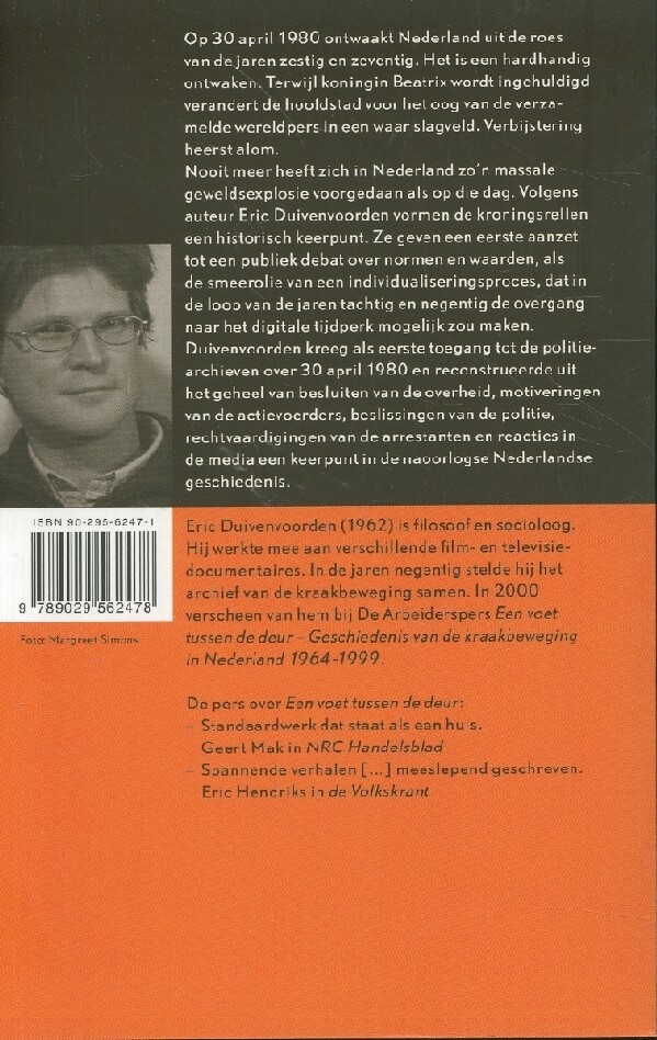 Het kroningsoproer achterkant