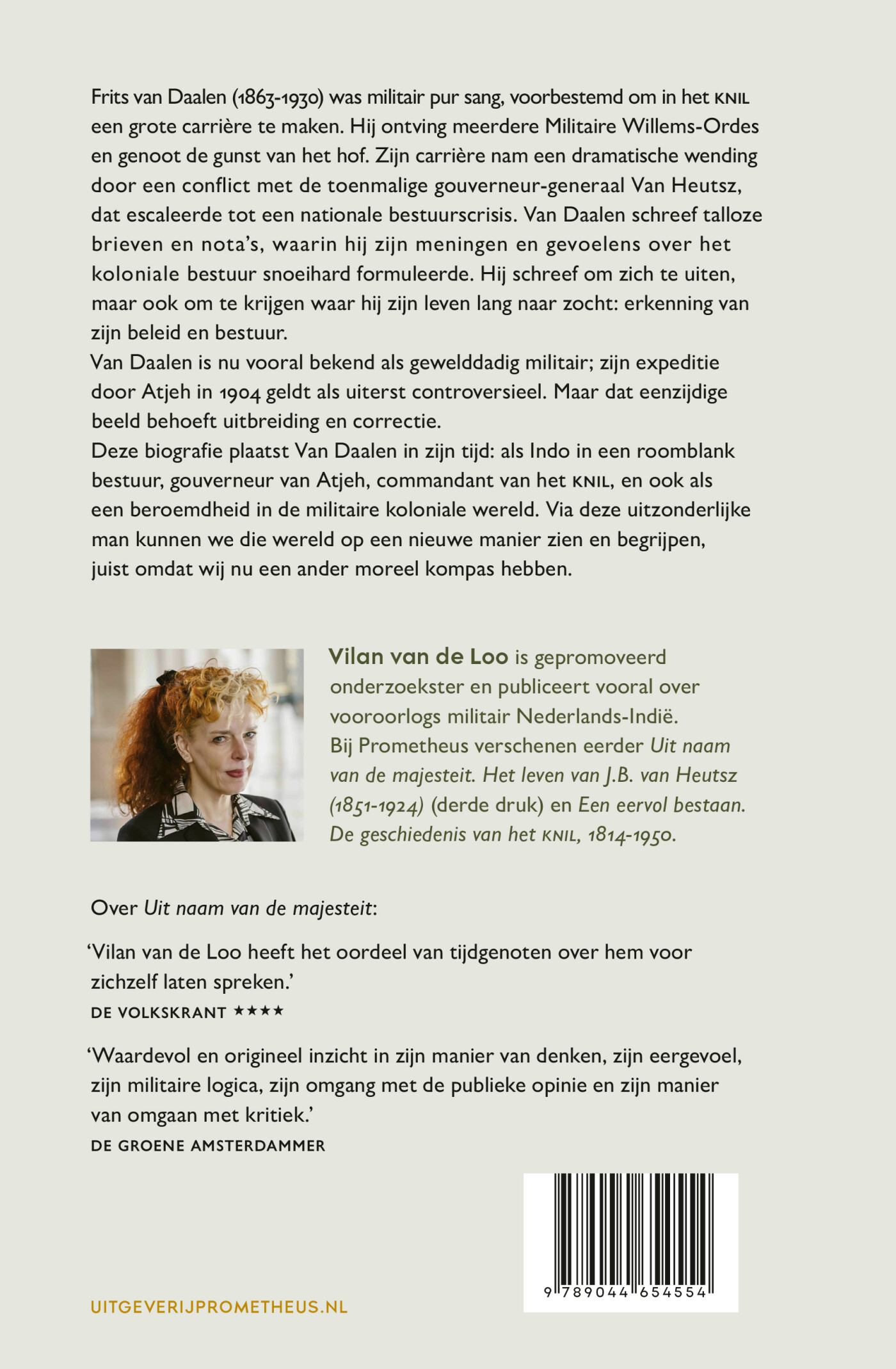 De Atjeh generaal achterkant