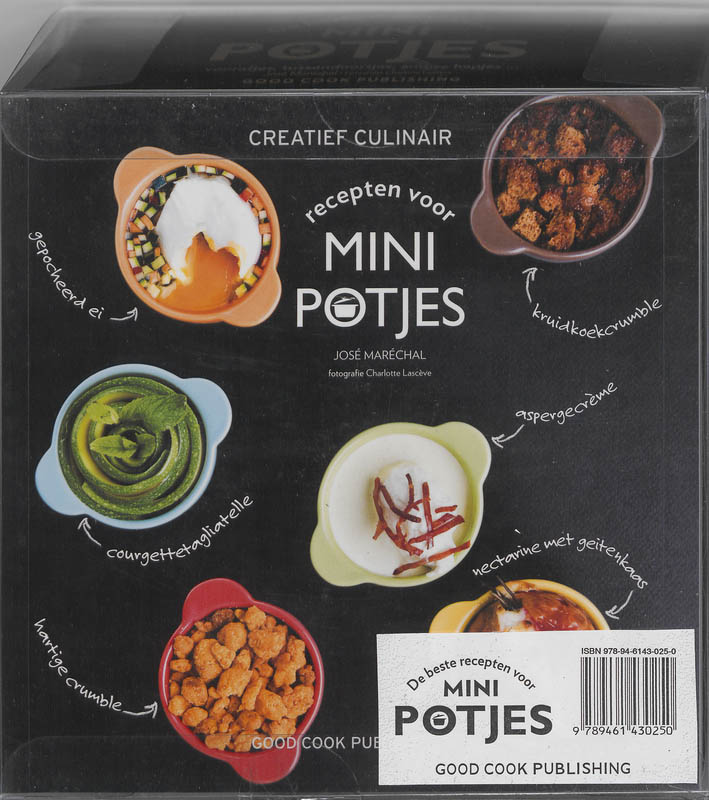 recepten voor mini potjes achterkant