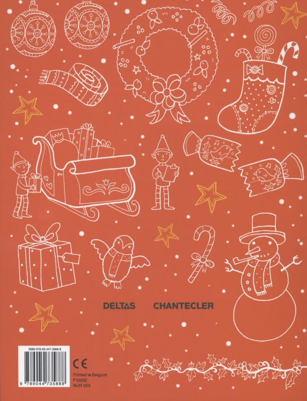 Coloring Kerst / Coloring Noël achterkant