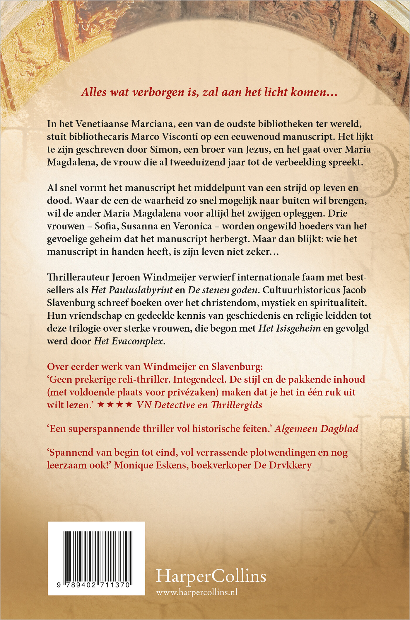 De Magdalenacodex achterkant