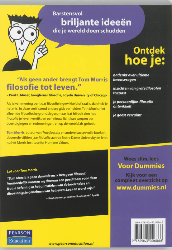 Filosofie voor Dummies / Voor Dummies achterkant