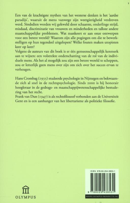 De utopische verleiding achterkant