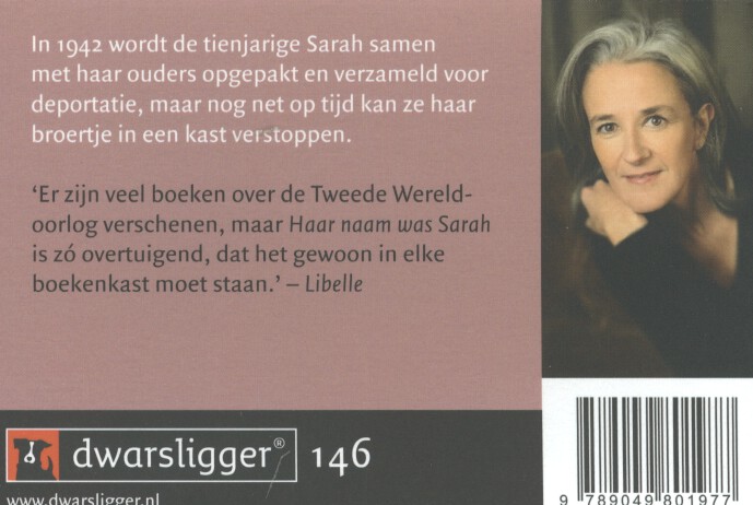 Haar Naam Was Sarah achterkant