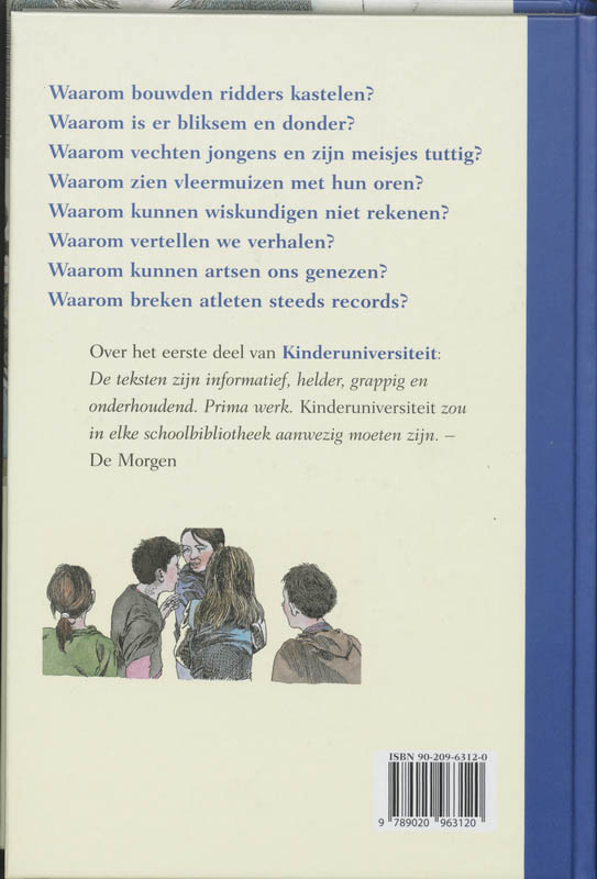 Nog meer antwoorden op de moeilijkste vragen van de wereld / Kinderuniversiteit / 3 achterkant