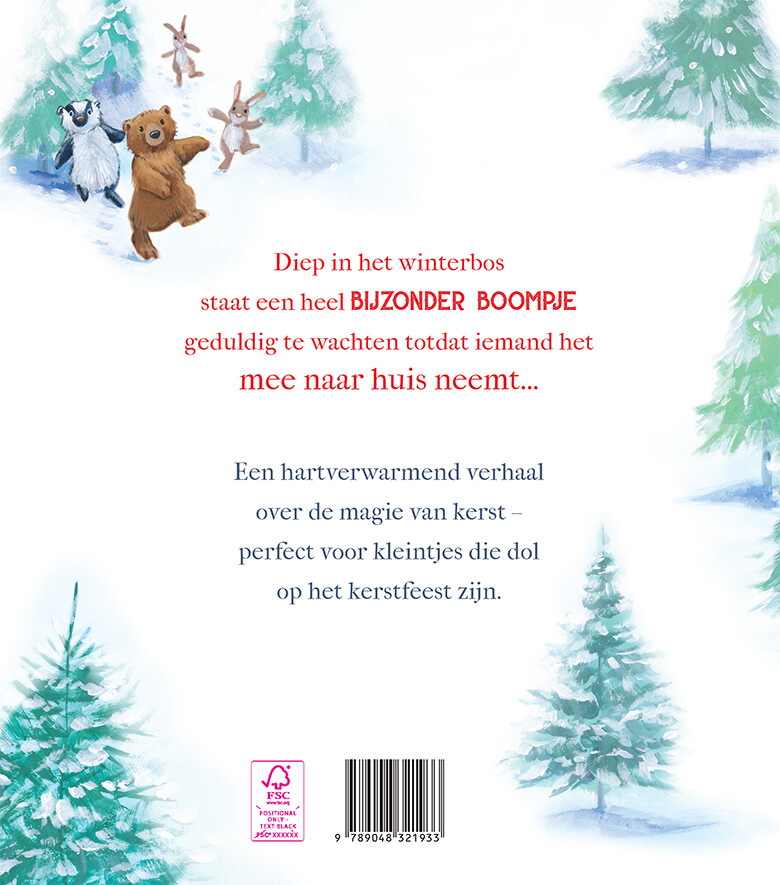 De kleinste kerstboom achterkant