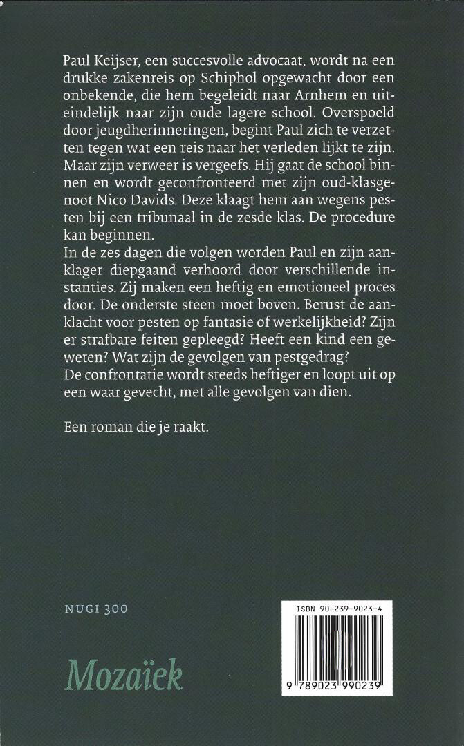De binding achterkant
