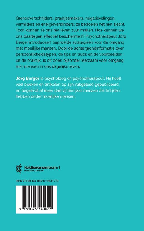 Hoe overleef ik moeilijke mensen? Hoe overleef ik moeilijke mensen? achterkant