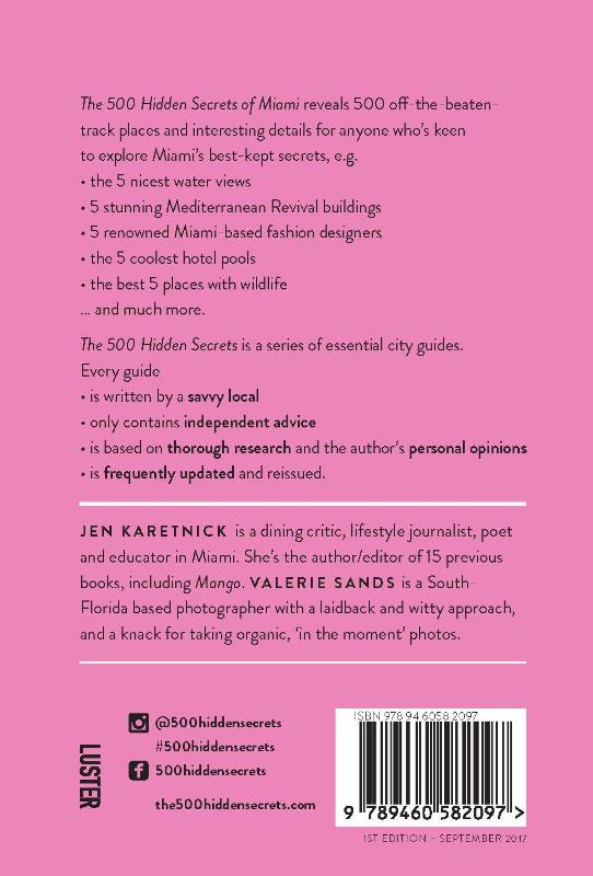 The 500 hidden secrets of Miami / The 500 Hidden Secrets achterkant