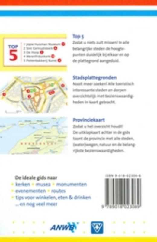 Friesland / ANWB reisgids Nederland achterkant