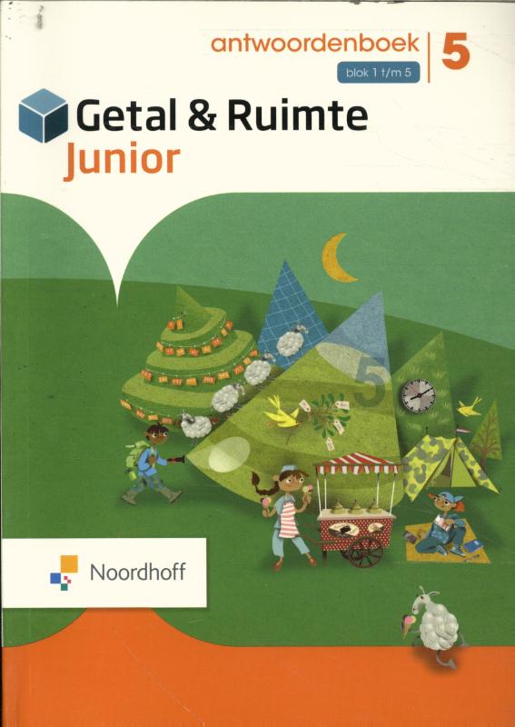 Getal & Ruimte Junior Groep 5, blok 1 t/m 5 Antwoordenboek