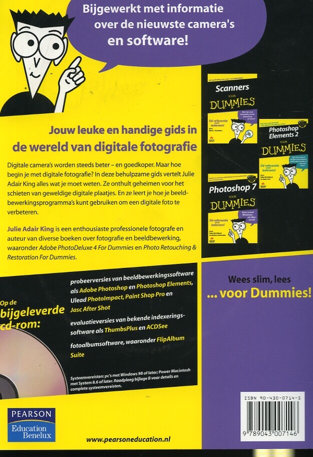 Digitale fotografie voor Dummies / Voor Dummies achterkant