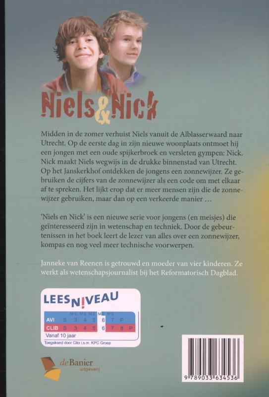 Raadsels rond een zonnewijzer / Niels en Nick Raadsels rond een zonnewijzer / Niels en Nick achterkant