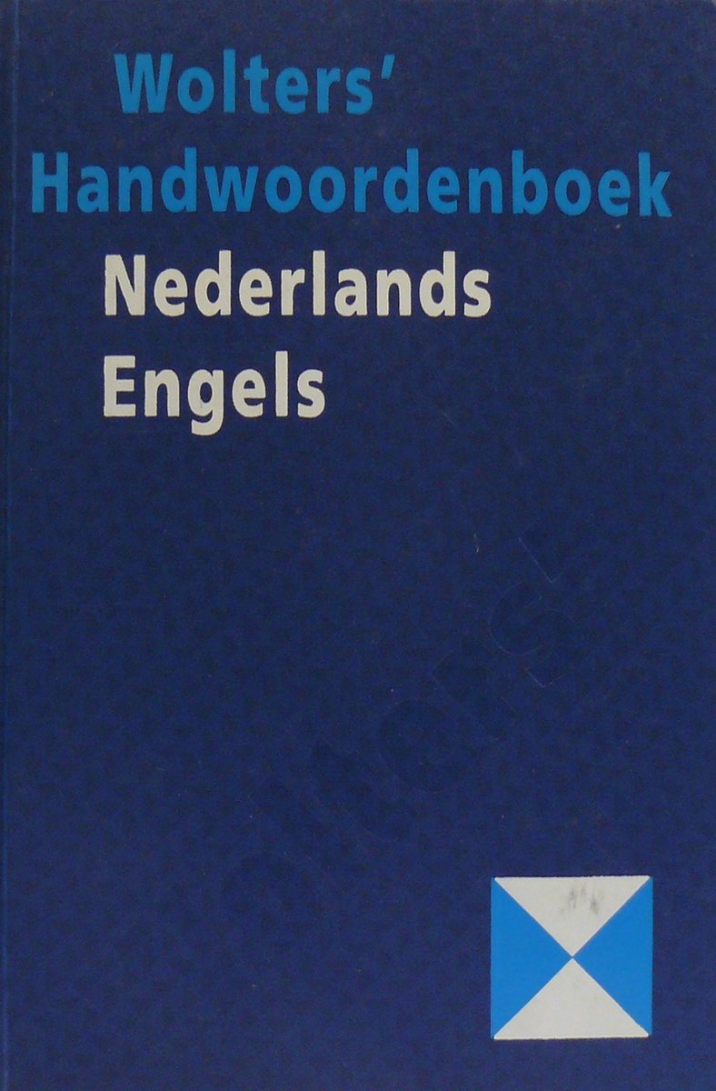 WOLTERS'HANDWDB NEDERLANDS-ENGELS