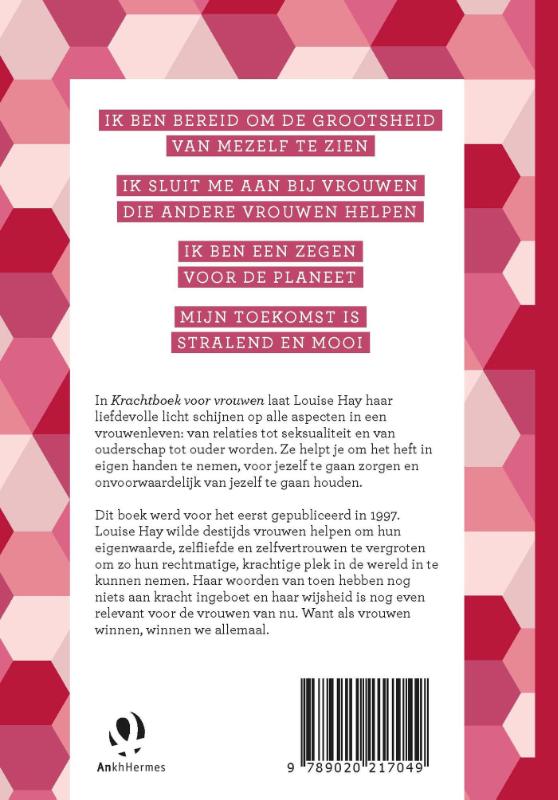 Krachtboek voor vrouwen achterkant