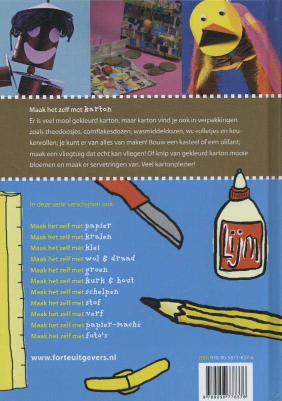 Maak het zelf met karton / Maak het zelf met achterkant