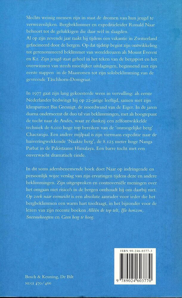Op zoek naar evenwicht achterkant