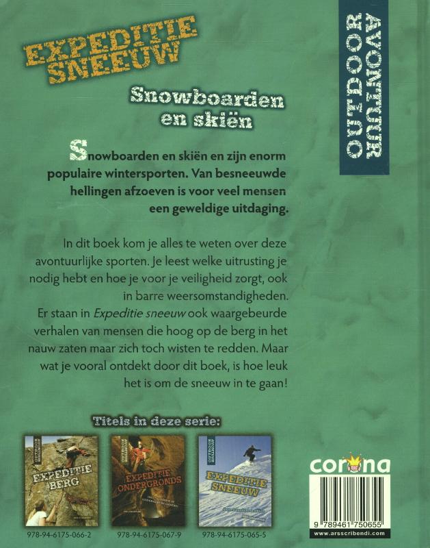 Expeditie sneeuw / Outdoor Avontuur achterkant