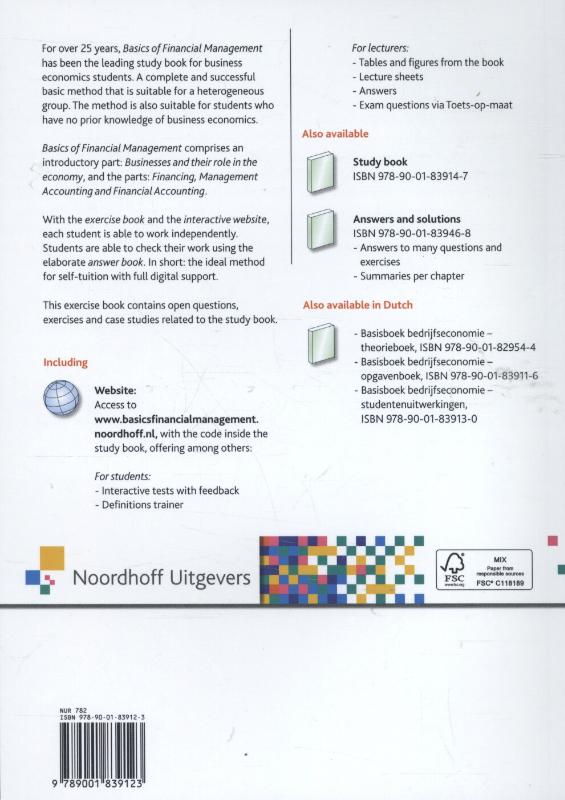 Basics of financial management Basics of financial management achterkant