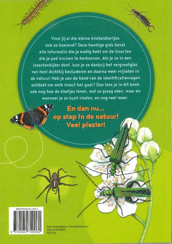 De leukste insectengids voor kids achterkant