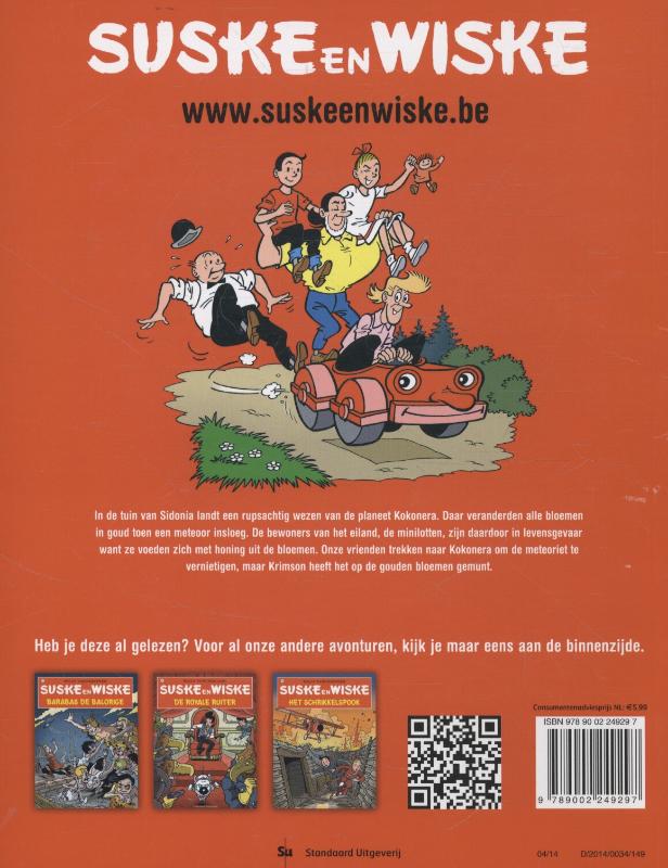 De minilotten van Kokonera / Suske en Wiske / 159 achterkant