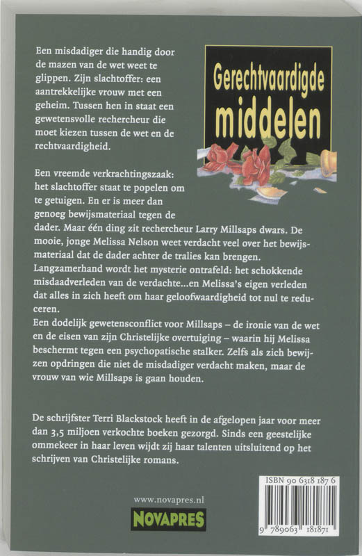 GERECHTVAARDIGDE MIDDELEN achterkant