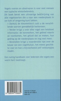 Vogels op en rond de voederplank Vogels op en rond de voederplank achterkant