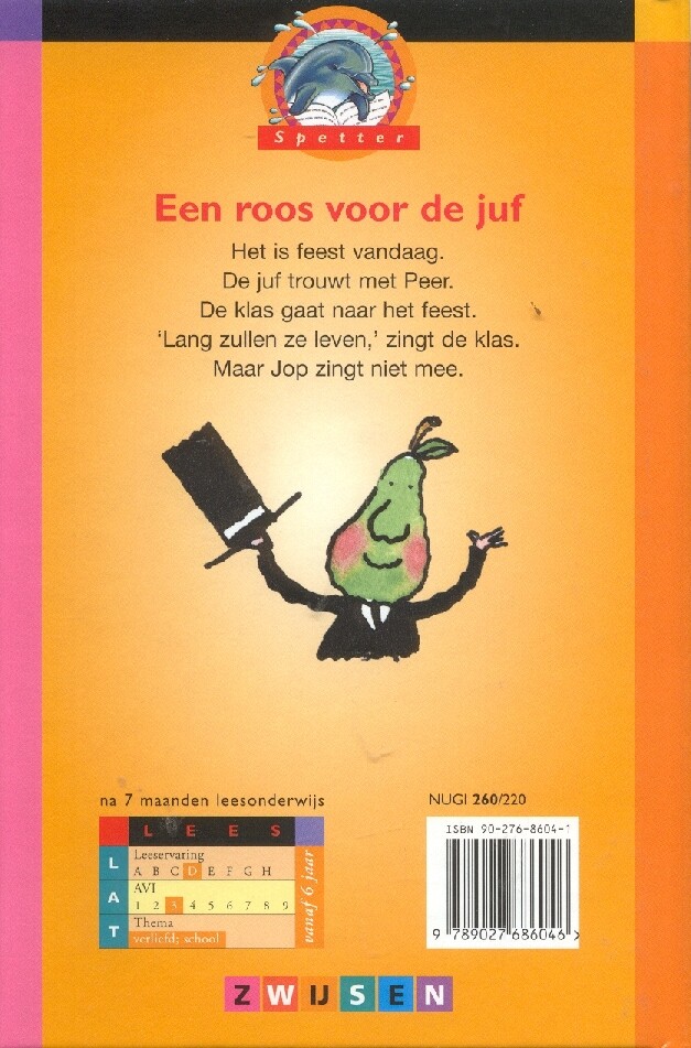 Een roos voor de juf / Spetter 3 Serie 4 achterkant