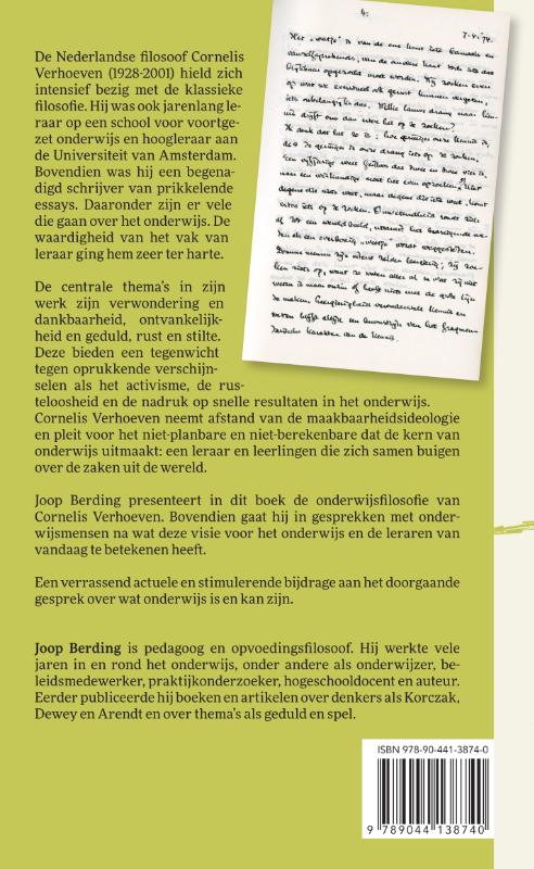 Rondom Cornelis Verhoeven achterkant