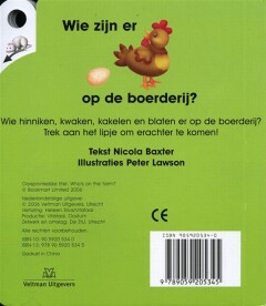 Wie zijn er op de boerderij? achterkant