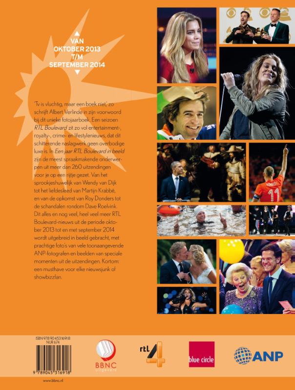 Een jaar RTL Boulevard in beeld seizoen 2013-2014 achterkant