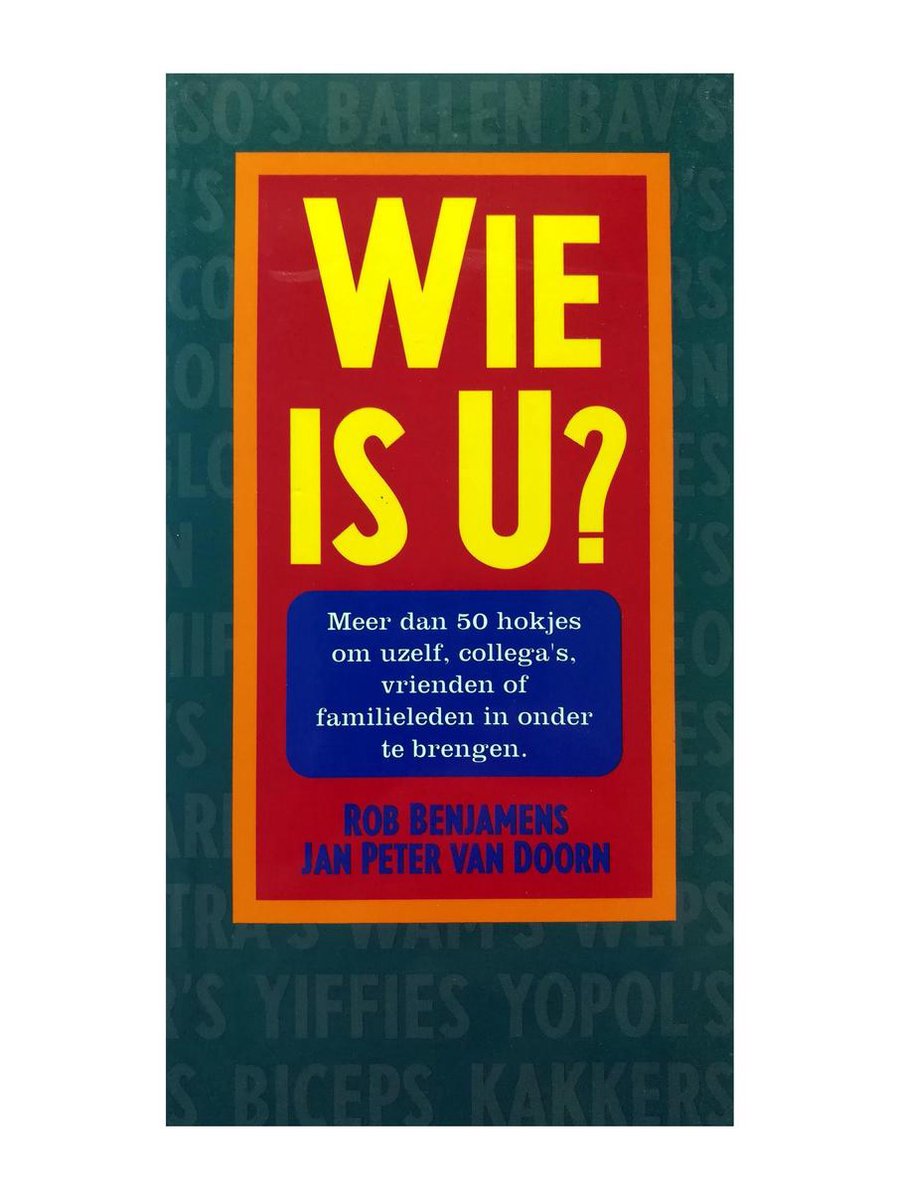 Wie is u?