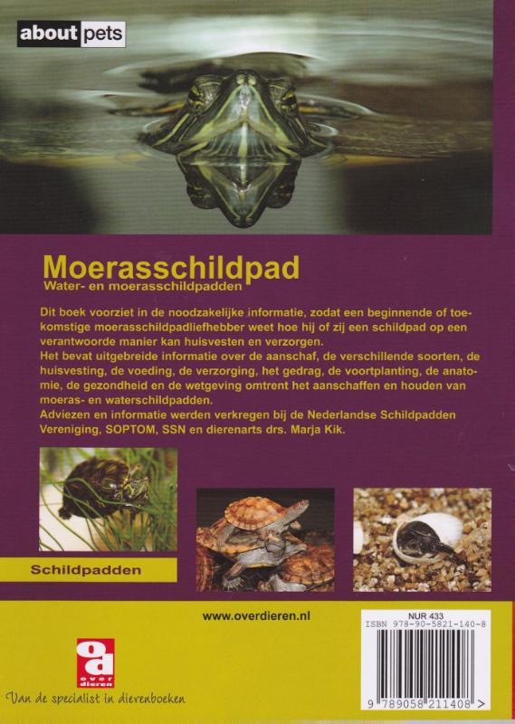 De moerasschildpad / Over Dieren / 188 De moerasschildpad / Over Dieren / 188 achterkant