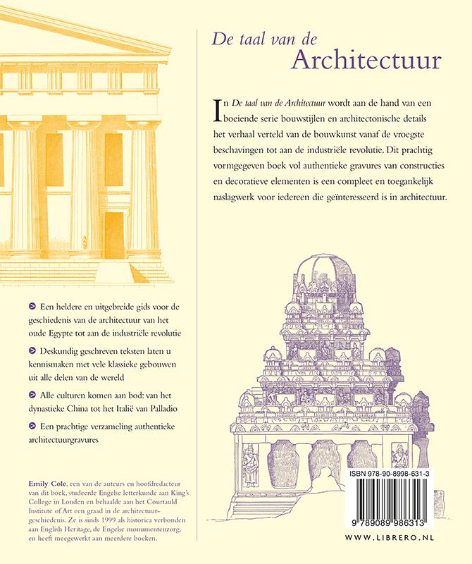 De taal van de architectuur achterkant