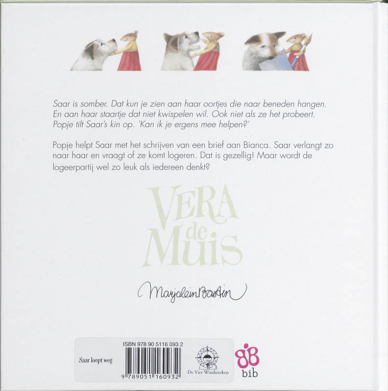 Saar loopt weg / Vera de muis en haar vriendjes achterkant