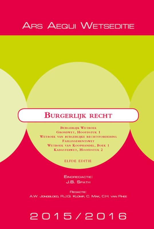 Burgerlijk recht / 2015/2016 / Ars Aequi Wetseditie